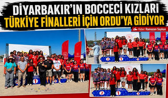 Diyarbakır'ın Bocceci Kızları Türkiye Finalleri için Ordu'ya gidiyor