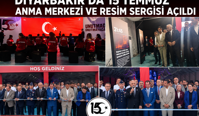 Diyarbakır'da 15 Temmuz Anma Merkezi ve Resim Sergisi Açıldı