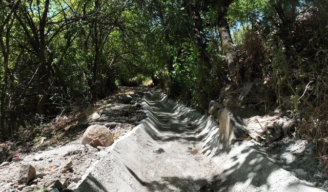 Hevsel Bahçeleri’ne temiz su sağlayan kanal tamamlandı