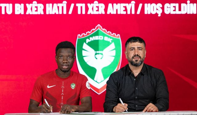 Amedspor, Amadou Cissé ile 3 Yıllık Sözleşme İmzaladı