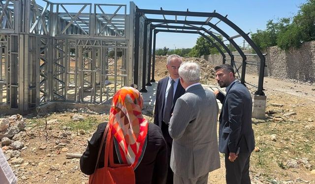 Lice’nin Sağlık Altyapısını Güçlendirecek Yatırımlar Yerinde İncelendi