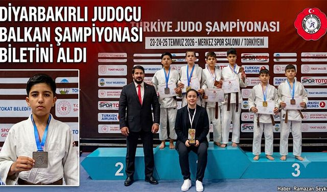 Diyarbakırlı Judocu Balkan Şampiyonası biletini aldı