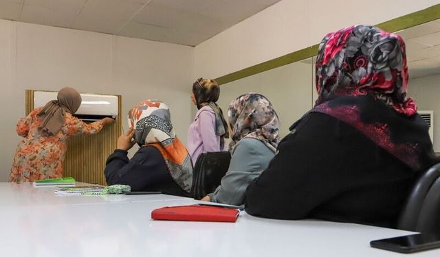 Diyarbakır’da kadınlara  klima-kombi bakımı eğitimi!