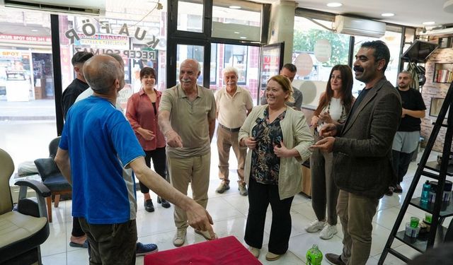Eşbaşkanlar Bağlar esnafını dinledi
