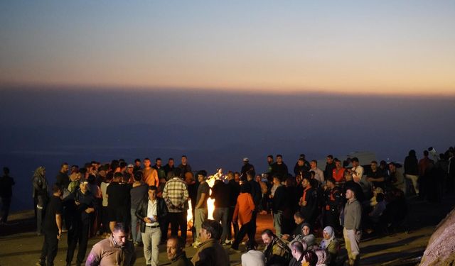 Mereto Dağı'nda büyüleyici gökyüzü şöleni