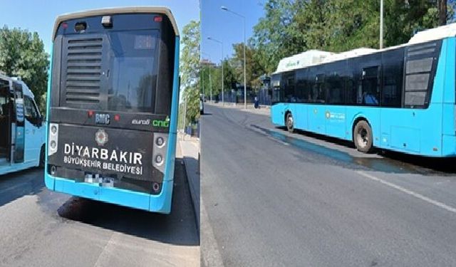 Diyarbakır'da Kavurucu Sıcaklar Belediye Otobüslerini Zorluyor