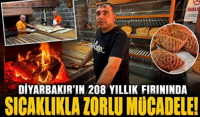 Diyarbakır’ın 208 Yıllık Fırınında Sıcaklıkla Zorlu Mücadele