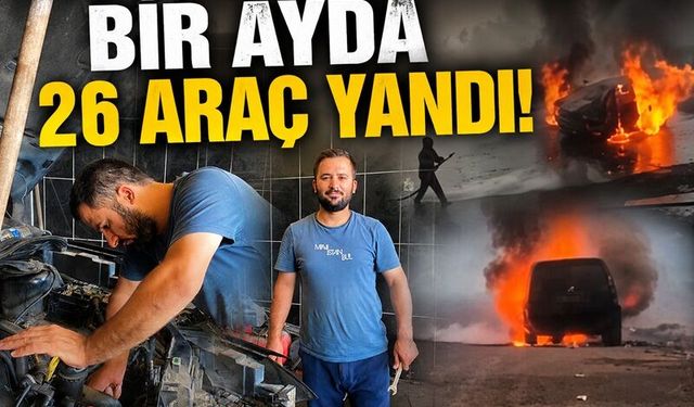 Diyarbakır’da Bir Ayda 26 Araç Yandı