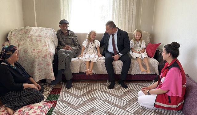 Sosyal medyada ilgi gören Adıyamanlı Doğan ailesine "Aile Yılı" ziyareti