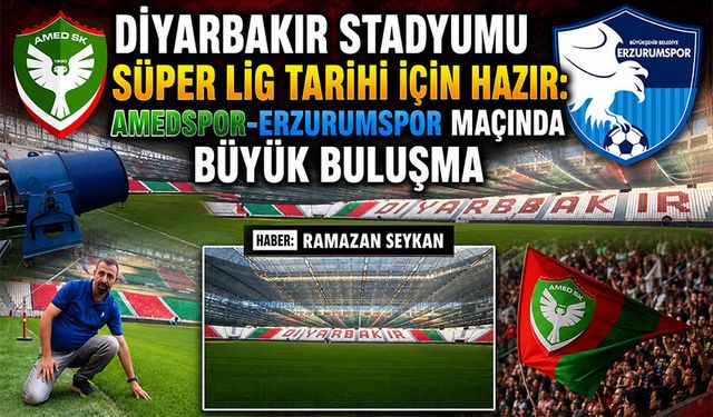 Diyarbakır Stadyumu Süper Lig Tarihi İçin Hazır