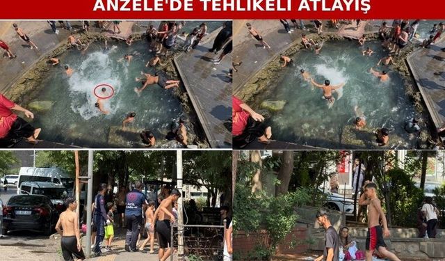 Anzele’deki Tehlikeli Atlayışta Bir Çocuk Yaralandı