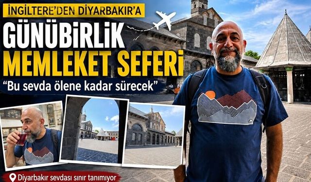 İngiltere’den Diyarbakır’a Günübirlik Memleket Seferi: “Bu Sevda Ölene Kadar Sürecek”