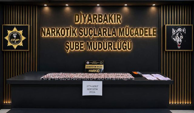 Diyarbakır'da uyuşturucuyla yakalanan 2 şüpheliden 1'i tutuklandı