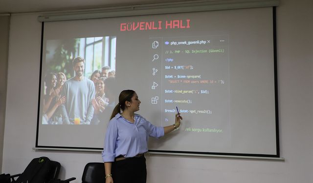DİSKİ’den stajyer gençlere bilişim ve siber güvenlik eğitimi