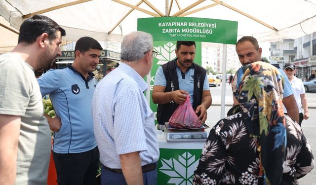 Kayapınar Belediye zabıtasından iki örnek uygulama