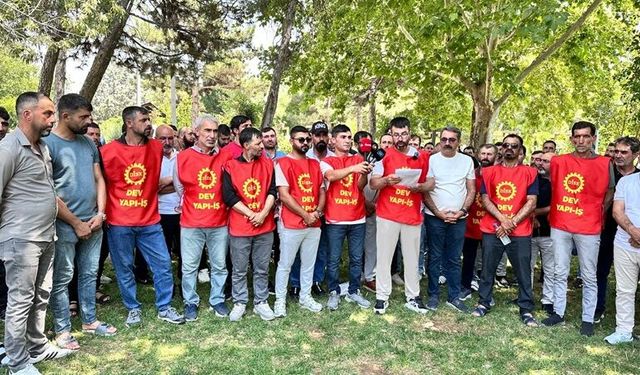 Diyarbakır'da İnşaat demir ustalarından ortak yevmiye kararı