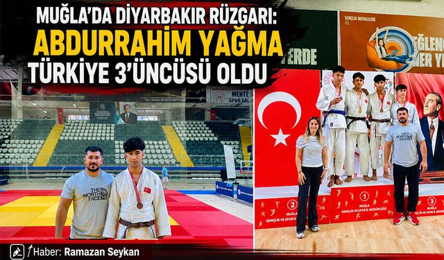 Muğla’da Diyarbakır Rüzgarı: Abdurrahim Yağma Türkiye 3’üncüsü Oldu