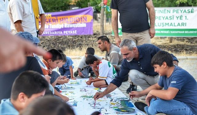 Diyarbakır’da Çocukların Renklerinde Barış ve Amedspor Sevgisi