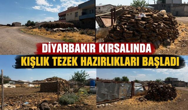 Diyarbakır Kırsalında Kışlık Tezek Hazırlıkları Başladı