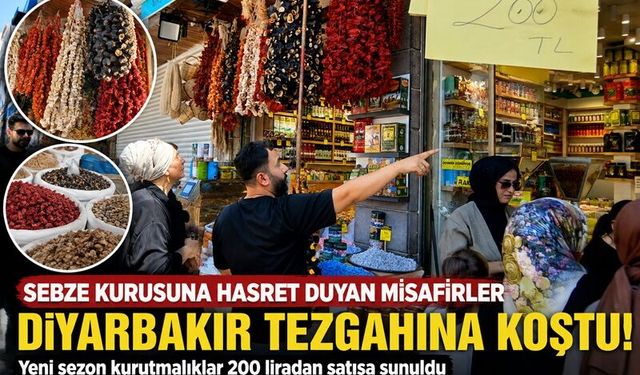 Diyarbakır’da Kurutmalık Sezonu Başladı: Tezgahlar Doldu, Fiyatlar Belli Oldu