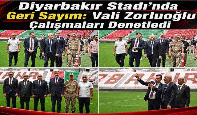 Diyarbakır Stadyumu'nda geri sayım