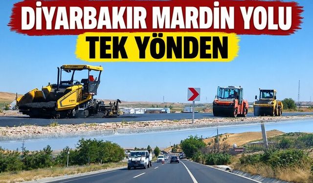 Diyarbakır - Mardin Karayolunda Ulaşım Tek Yönden Sağlanıyor