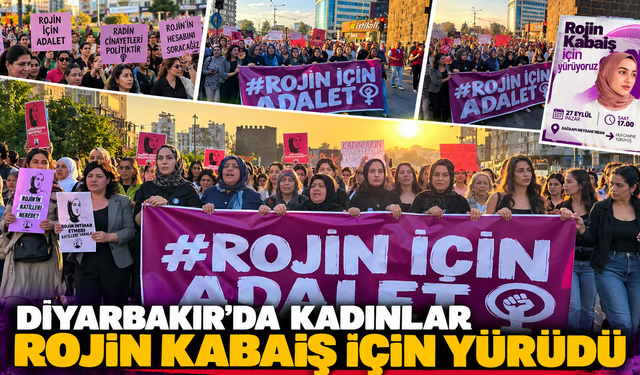Diyarbakır’da Kadınlar Rojin Kabaiş İçin Yürüdü