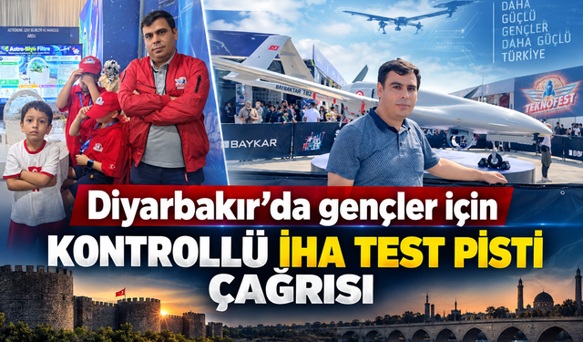 Diyarbakır’da gençler için kontrollü İHA test pisti çağrısı