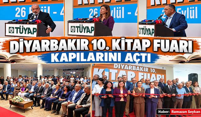 Diyarbakır 10. Kitap Fuarı Kapılarını Açtı