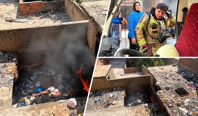 Bağlar’da Metruk Bina Yangını Büyümeden Söndürüldü