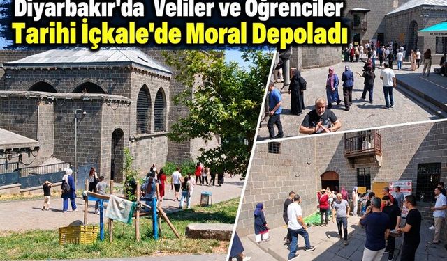 Diyarbakır’da  Veliler ve Öğrenciler Tarihi İçkale'de Moral Depoladı