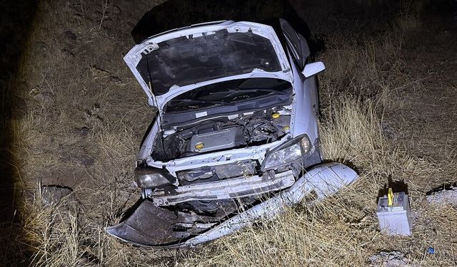 Otomobil şarampole devrildi: 3 yaralı