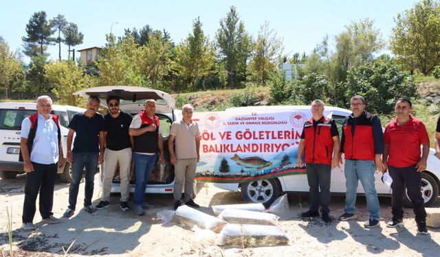 İç sulara 1 milyon 98 bin yavru sazan bırakıldı