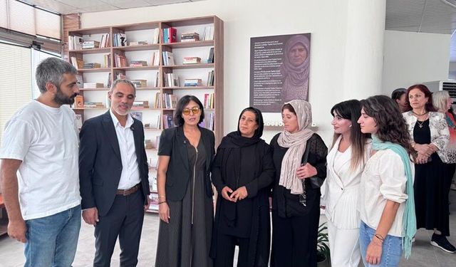 Taybet Ana’nın anısına “Taybet İnan Barış Kitaplığı” açıldı