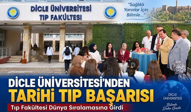 Dicle Üniversitesi Tıp Alanında Dünya Sıralamasına Girdi