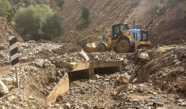 Kulp’ta yağışların vurduğu kırsal yollar için seferberlik