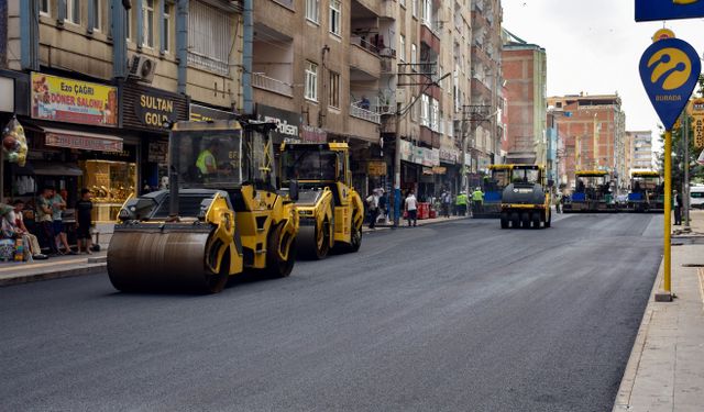 Diyarbakır’da 638 Bin Tonluk Asfalt Çalışması Yapıldı