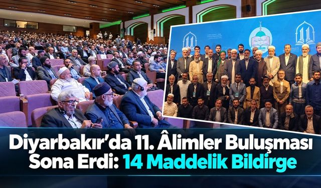 Diyarbakır’da 11. Âlimler Buluşması Sona Erdi