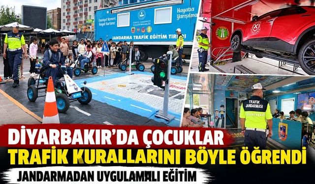 Diyarbakır’da Çocuklar Kaza Anını Simülasyonda Yaşadı