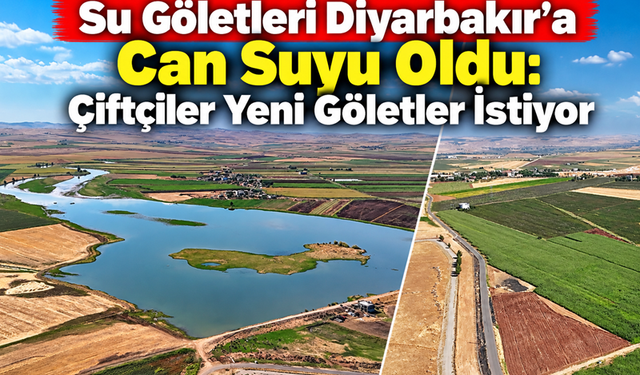 Su Göletleri Diyarbakır’a Can Suyu Oldu: Çiftçiler Yeni Göletler İstiyor