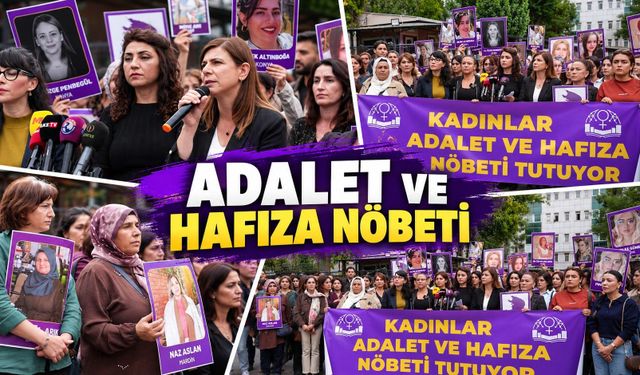 Diyarbakır'da adalet nöbeti 4. haftasında