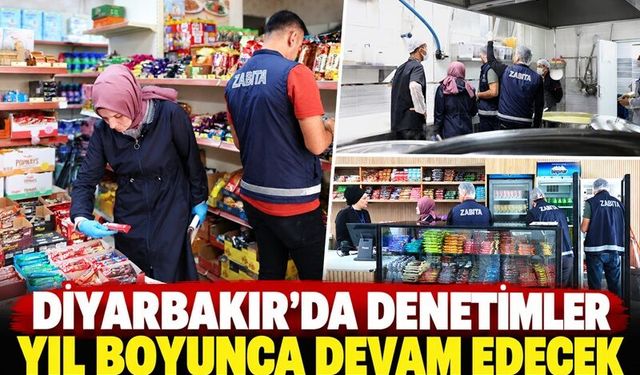Diyarbakır’da Denetimler yıl boyunca devam edecek