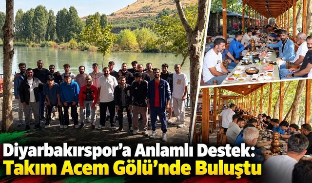 Diyarbakırspor’a Anlamlı Destek: Takım Acem Gölü’nde Buluştu