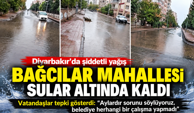 Bağcılar Mahallesi’nde Yağmur Sonrası Su Baskını: Vatandaşlar Tepkili