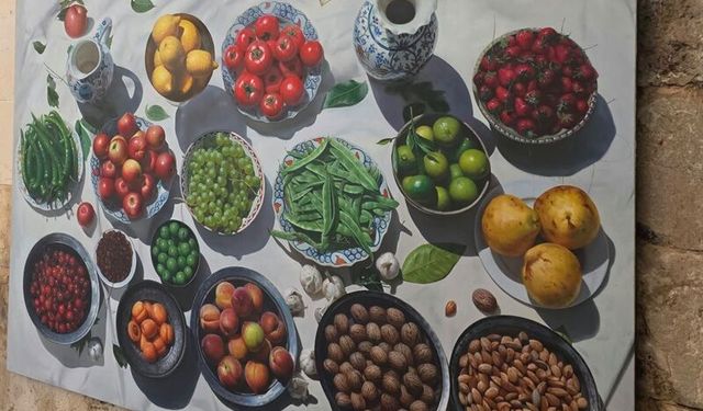 Gaziantep’te Tarihi Hışvahan’da İsmil Acar’ın 46 Eserlik Sergisi Açıldı