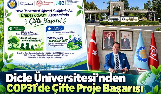 Dicle Üniversitesi’nden COP31’de Çifte Proje Başarısı