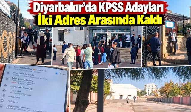 Diyarbakır’da KPSS Adayları İki Adres Arasında Kaldı: Sınava Son Saniyede Yetiştiler!