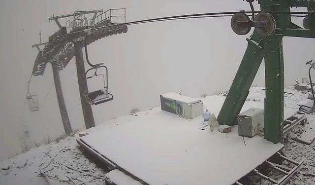 İzmir’in Yüksek Kesimlerine Kar Yağdı