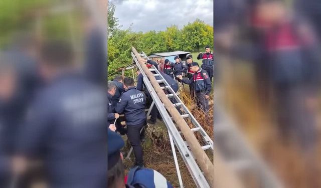 Malatya’da 30 Metrelik Kuyuya Düşen Genç Kurtarıldı