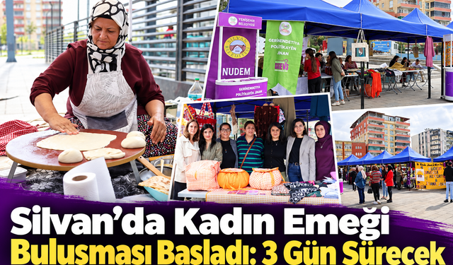 Silvan’da Kadın Emeği Buluşması Başladı: 3 Gün sürecek